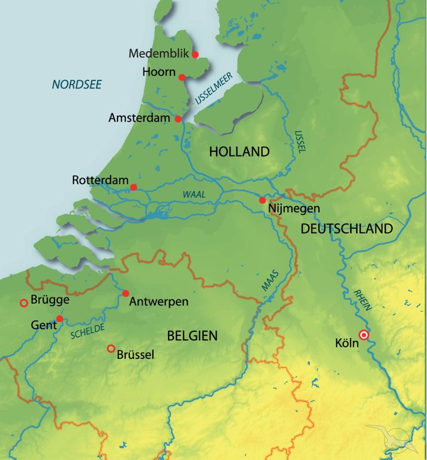 Rhein - Holland-Belgien Kaleidoskop: Köln – Amsterdam – Ijselmeer